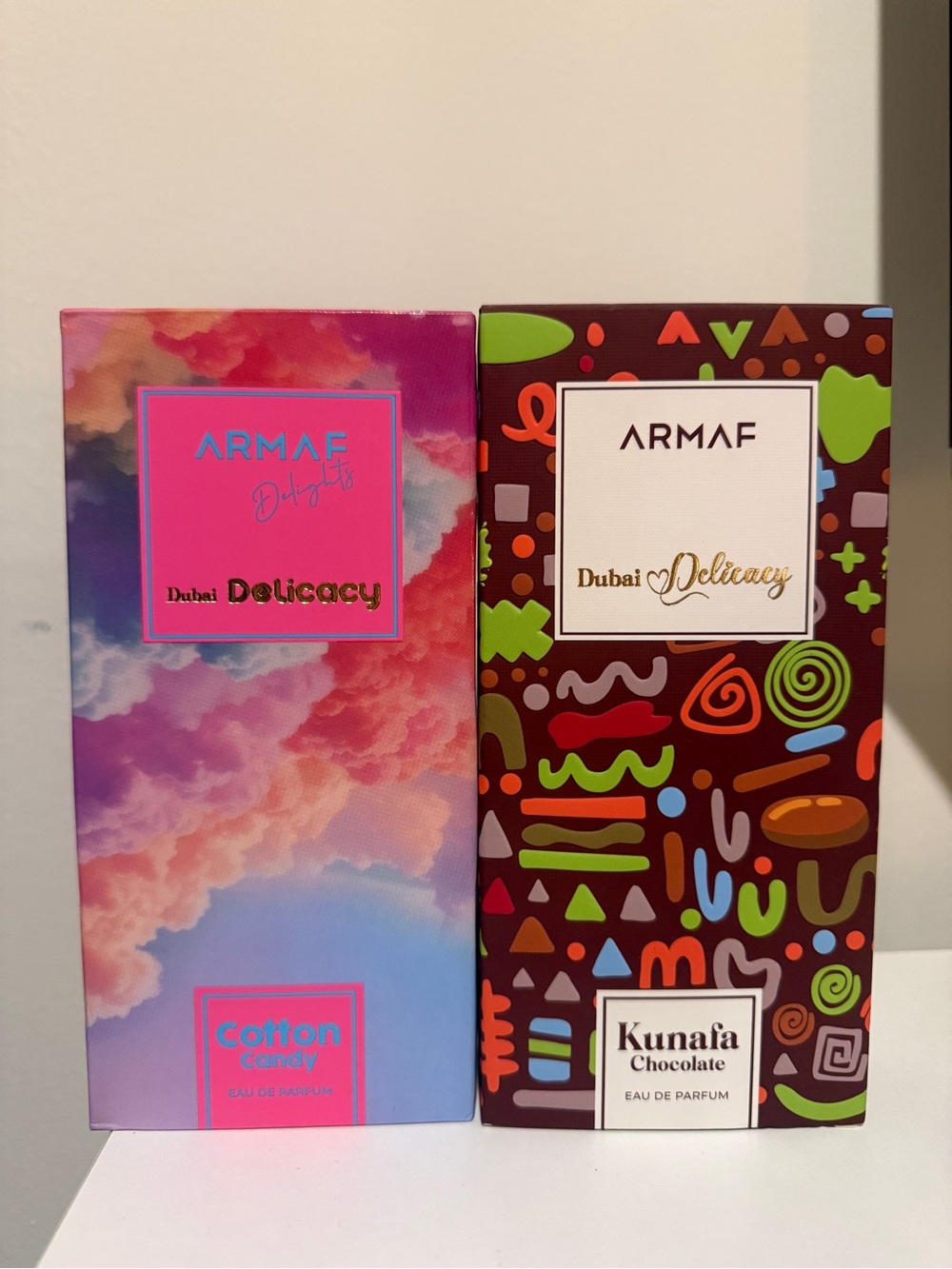Armaf Delicacy Delights Cotton Candy + Kunafa Chocolate | 2 Piece Gourmand Bundl